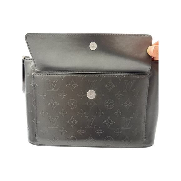Louis Vuitton Black Monogram Mat Alston Shoulder Bag*COA - Picture 2 of 15